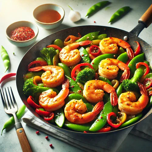 Recipe Of The Week - Spicy Garlic Shrimp Stir-Fry